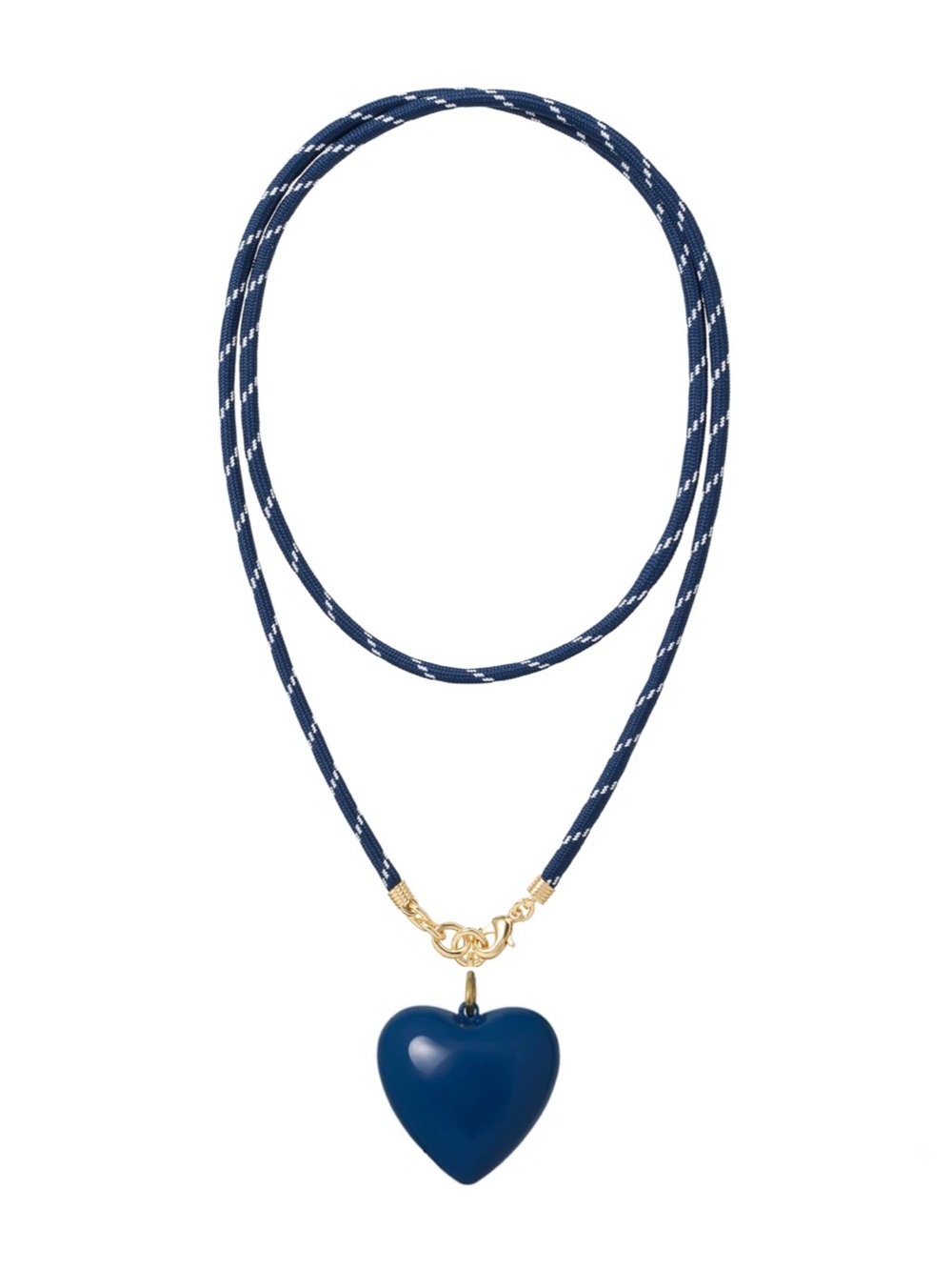 Roxanne Assoulin The Long Happy
Cord Charm
Necklace Navy Cord Navy Charm